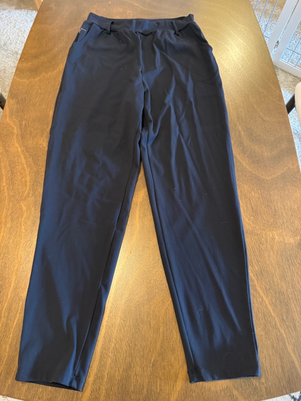 Classic Women's Black Tapered Trousers